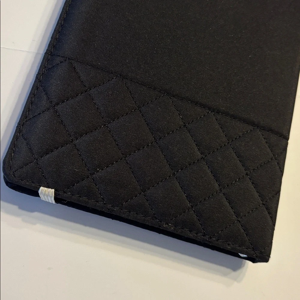 NWOT - Black Quilted Stitch Pattern 80 Page Lined Journal
